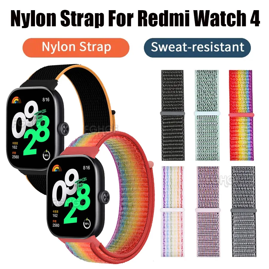 Нейлоновый ремешок для смарт-часов Xiaomi Redmi Watch 4 | AliExpress