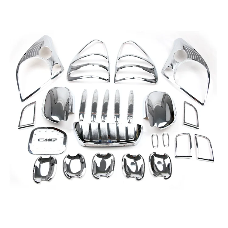 

toyota prado 120 chrome trims headlight back lamp trims review mirrior cover for prado fj 120 2003 2004 2005 2006 007 2009