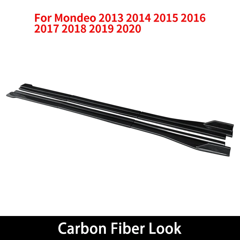 

Для Ford Mondeo 2013-2020 Автомобильная боковая юбка регулируемые аксессуары бампер углеродное волокно вид модифицированный удлинитель качалка губа