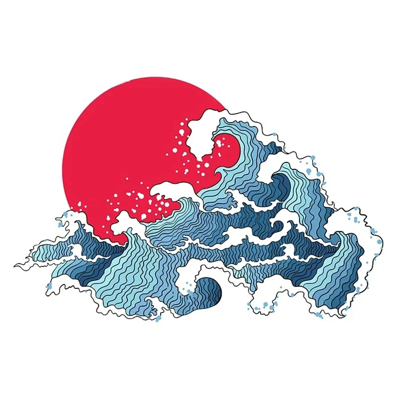 

Японский пейзаж, силуэт автомобиля, наклейка для велосипеда, мотоцикла, ноутбука, шлема, багажника, стены, виниловые наклейки, украшение