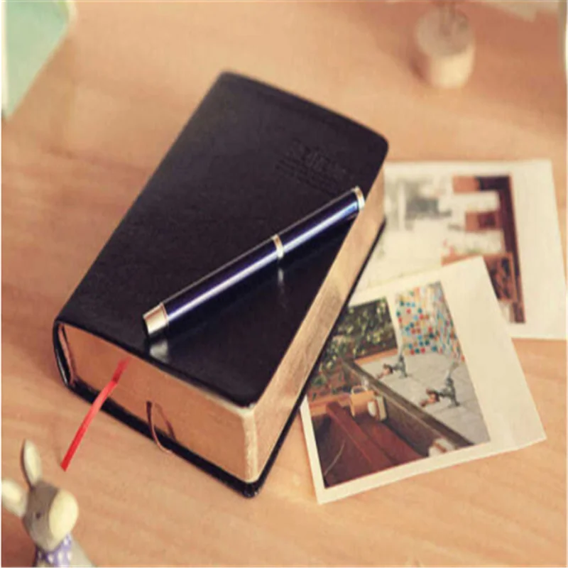 Винтажный Блокнот Из Плотной Бумаги В Кожаном Переплете Ежедневный Журнал