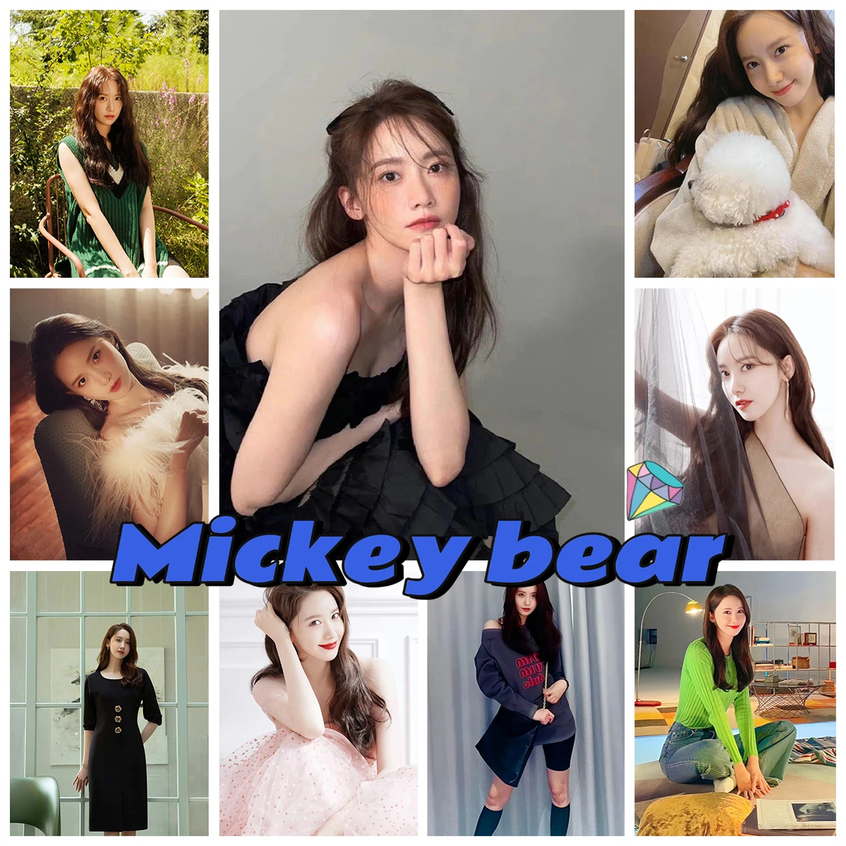 

Набор для алмазной живописи Kpop Lim Yoon A 5D, иконка, алмазная вышивка, вышивка крестиком, полный квадратный/круглый цвет, оформление детской комнаты, подарок