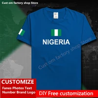 nigeria nijeriya cotton t shirt custom jersey fans diy name number brand logo high street fashion hip hop loose casual t shirt