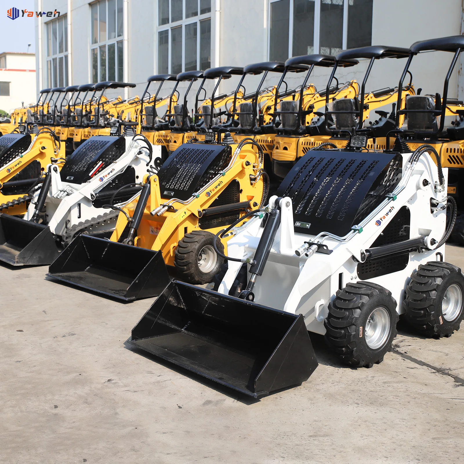 Yaweh Лидер продаж грейферное ведро Ce Epa Diesel Mini Cargador Дешевый мини-погрузчик с