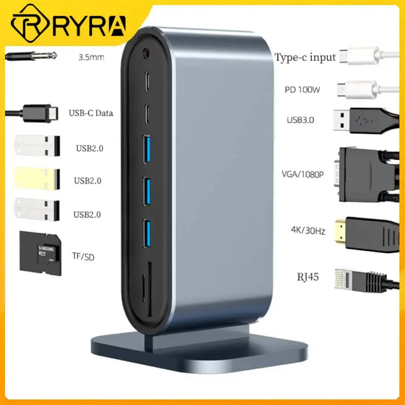

Вертикальная док-станция RYRA, 12 в 1, USB 3,0, USB 100