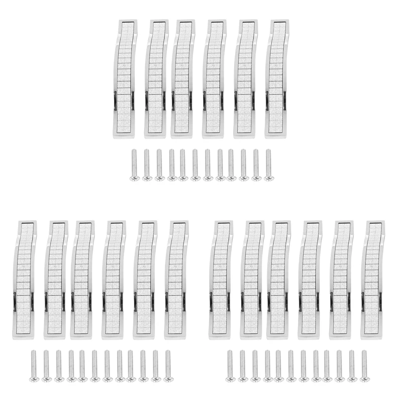 18 X Crystal Furniture Handle Bar Grip Handle Kitchen Cabine