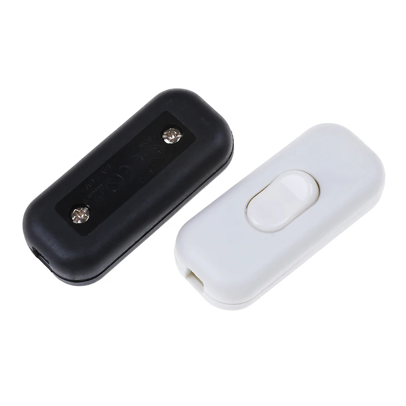 

1X s переключатель для прикроватной лампы, переменный ток 0-250 В 6 А, Встроенный ВКЛ./ВЫКЛ., Настольный светильник, шнур, переключатель кабеля 302-2