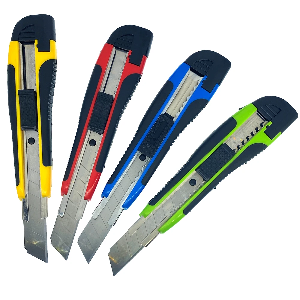 4 шт. универсальный нож резак для коробок выдвижной защелкивающийся с широким