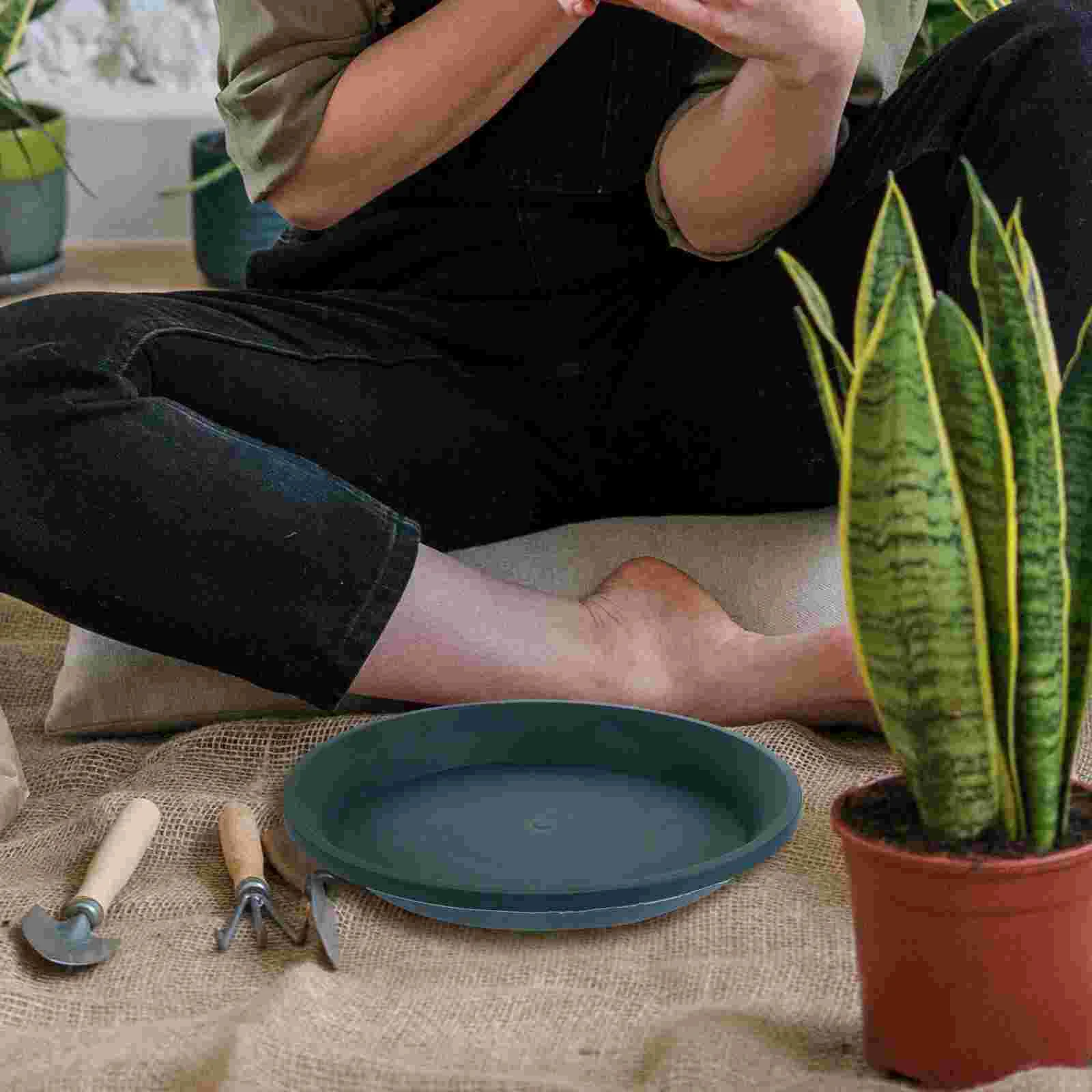 Горшок для растений поднос цветов тарелка соусник держатель плантатора Ловец