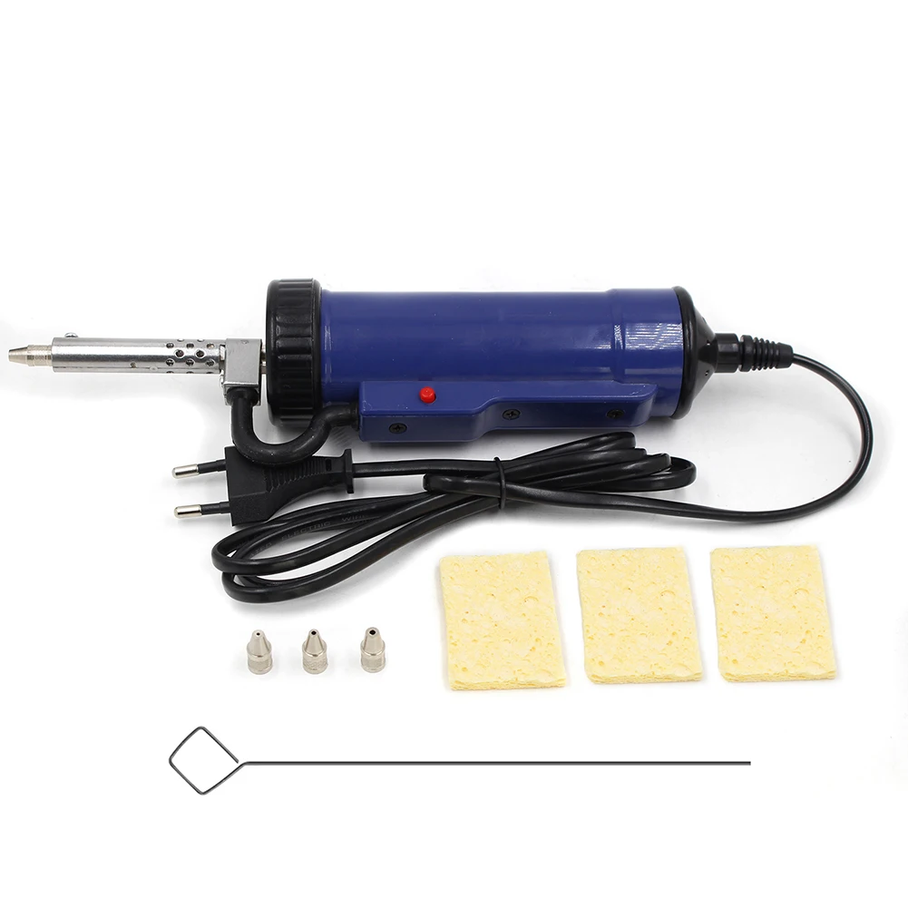 

Desoldering Machine Electric Solder Tins Sucker Vacuum Soldering Remove Pumps EU for Electric Metalworking Tool