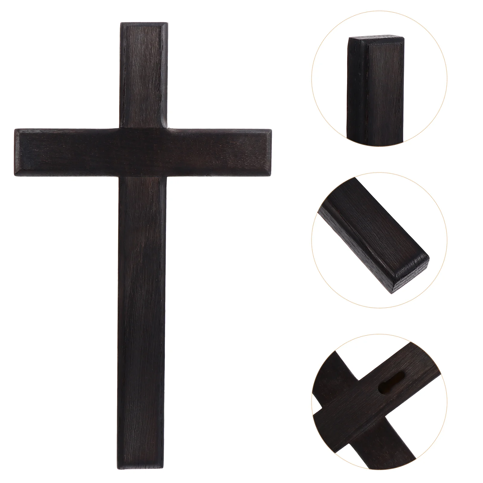 

Wooden Cross Pendant Hanging Wall Cross Wooden Handicraft Cross Decor Cross ( 11 inch )