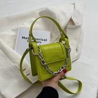 small stone pattern pu leather crossbody bag 2022 summer trendy women chain handbag tote luxury shoulder bags short handle