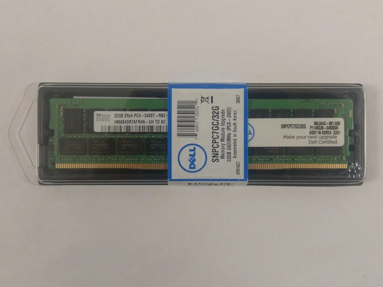 

В коробке snpc7gc/32G T5810 T7810 T7910 R7910 Серверная память 32GB