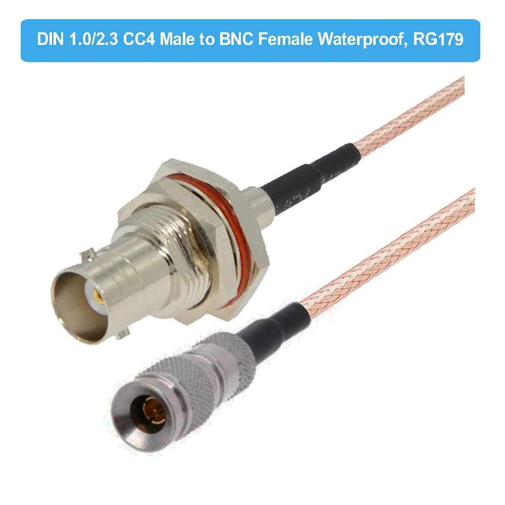 Мини-разъем BNC DIN 1.0/2.3 CC4 папа — мама 75 Ом RG179 Косичка HD SDI Кабель для Blackmagic HyperDeck Shuttle