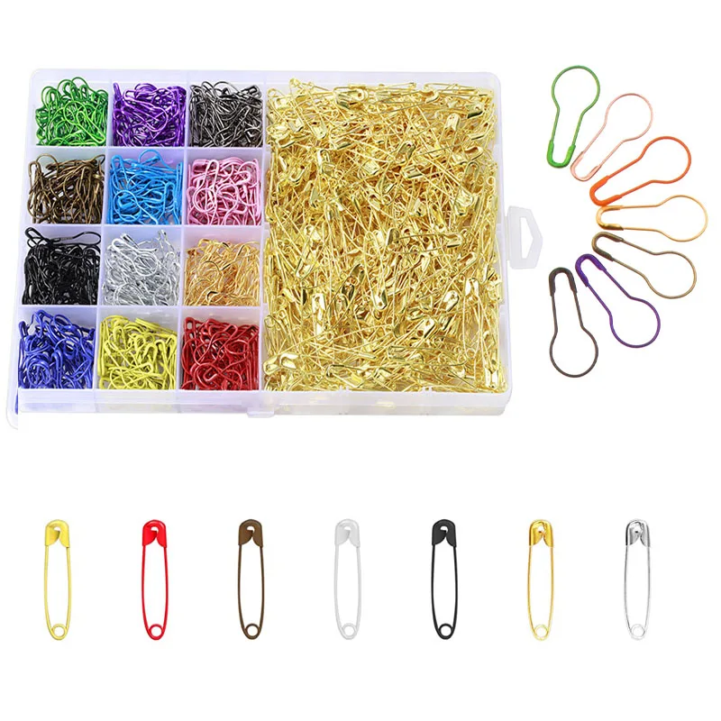 

800-1100 шт., металлические безопасные булавки