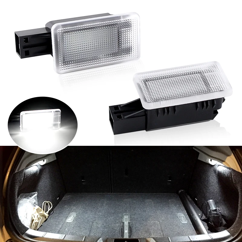 2Pcs LED Courtesy Trunk Boot Light Door Lamp For Volvo XC40 XC70 V60 S60 S80 V40 V40CC Footwell Lamps