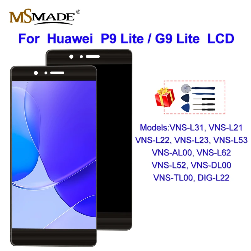 5 2 ''оригинальный для Huawei P9 Lite VNS-L21 L31 L22 L23 L53 ЖК-дисплей + сенсорный экран