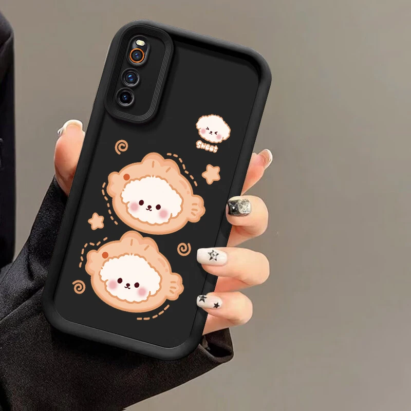 Милый мягкий чехол с рисунком щенка блинчиков для VIVO Y75s Y72t Y10 Y77e t1 Y55s Y52s Y53s Y50t Y33s Y32t