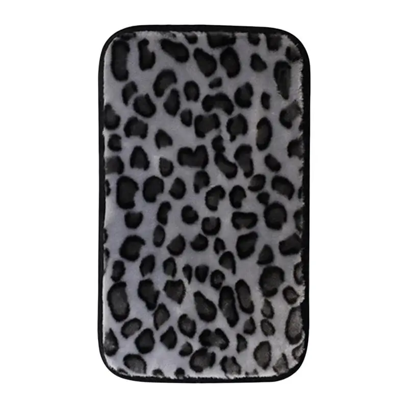 

Leopard Print Center Console Cheetah Print Cover For Women Men Leopard Car Accessories Armrest Cover Center Seat Box Pad