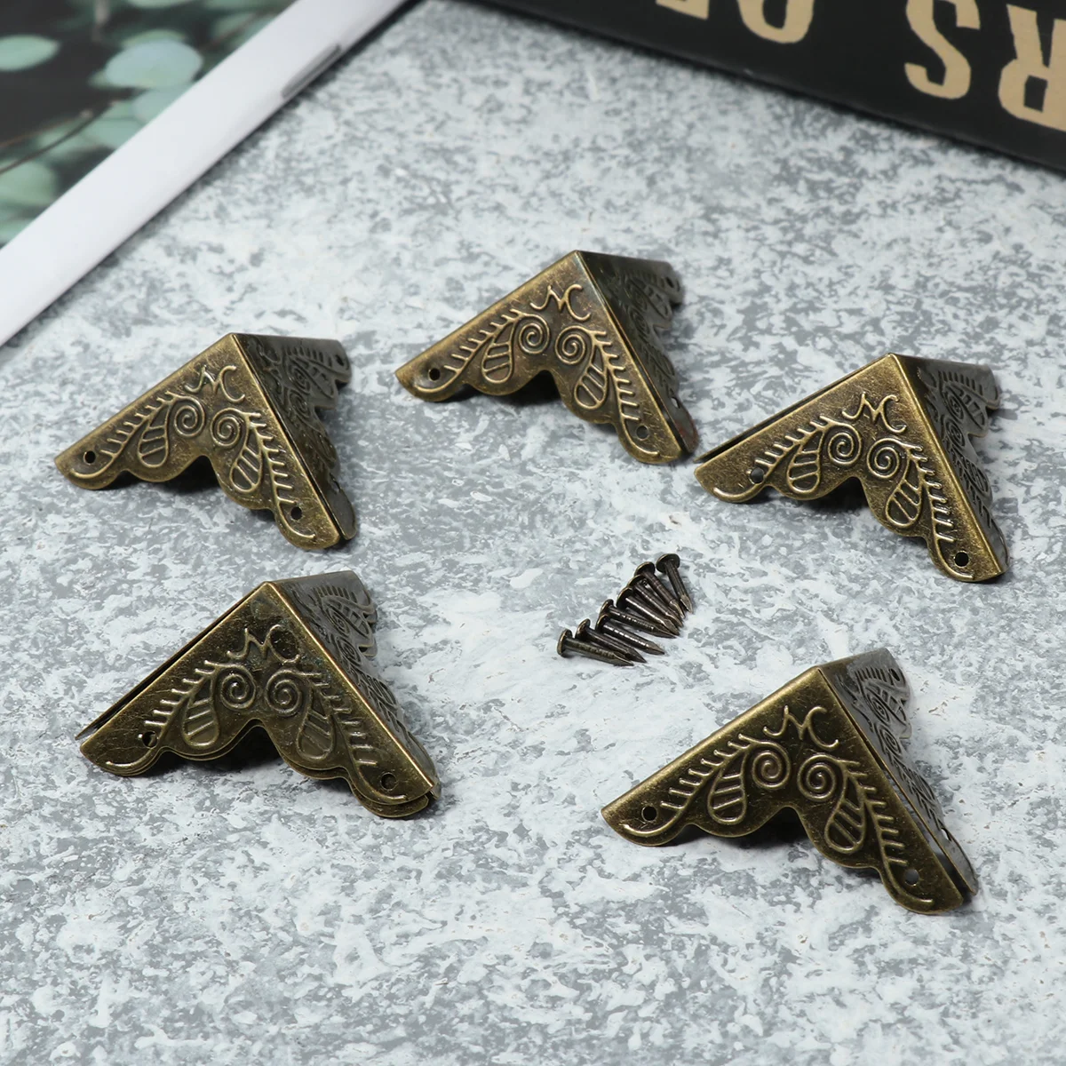 

30 шт., Защитные уголки для шкатулки, 25 мм