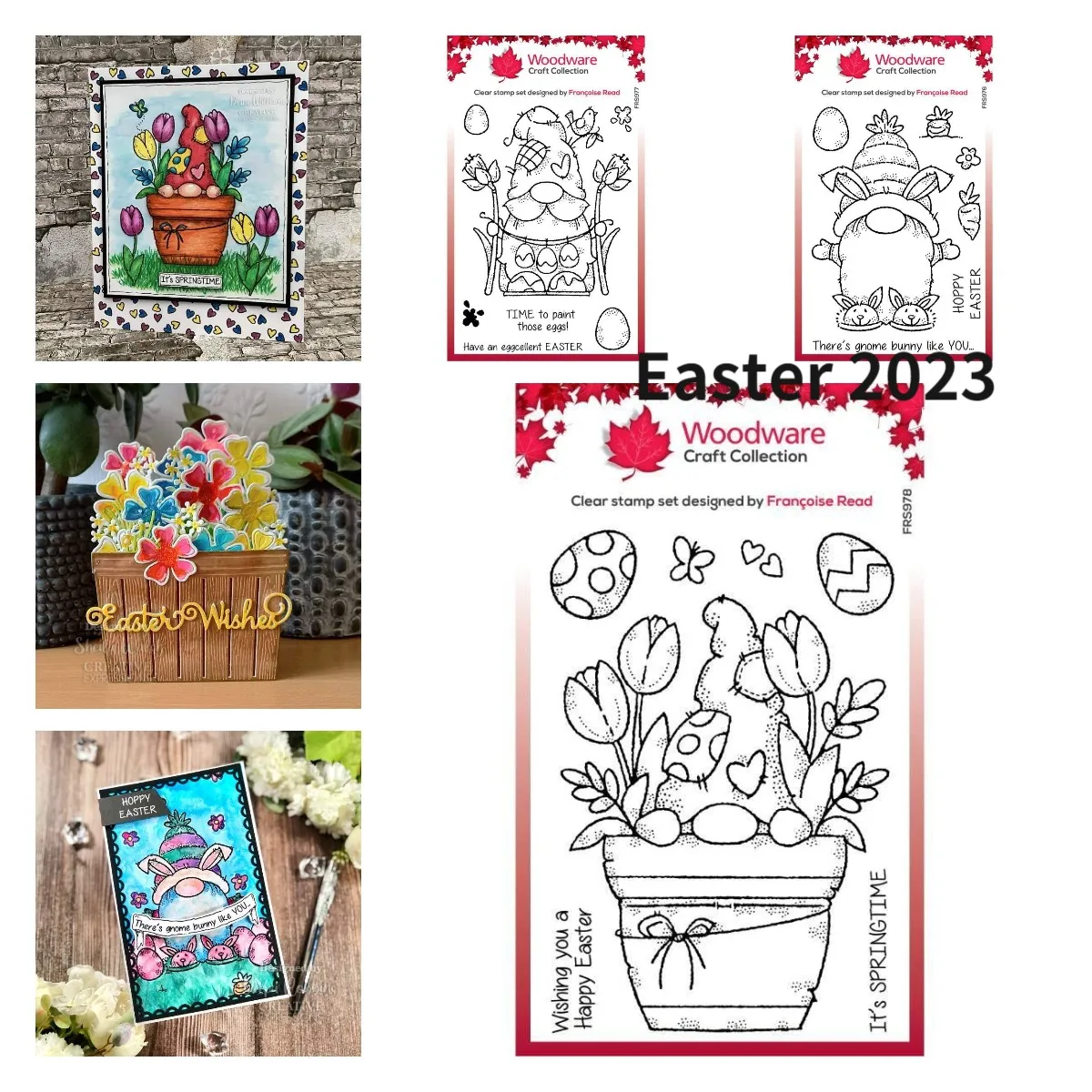 

Easter Flower Pot Gnome Metal Cutting stamps DIY Scrapbooking Stencil Paper Cards Handmade Album Stamp Die Sheets