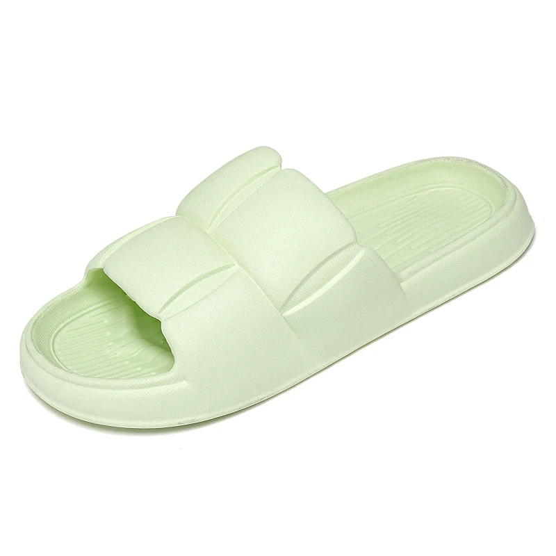 

Thick Soles Women Slides Unisex House Slippers Couple Non-slip Flip Flops Home Shoes Shower Pool Sandal Lightweight Bath Slipper