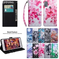 full protective phone case for motorola moto e32 g52 coque flip wallet painted pu leather cover with card slots kickstand