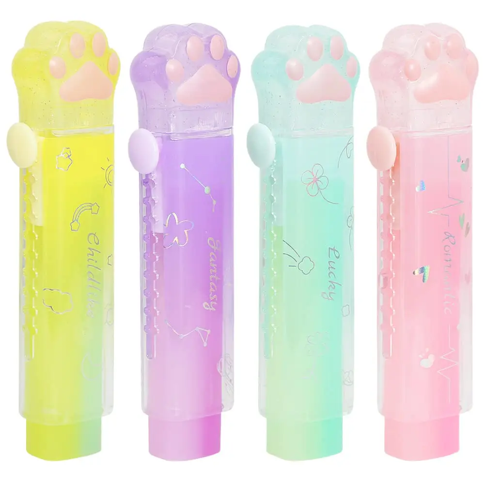 Eraser School Stationery Supplies Cute Gifts Push-pull Rubber For Kid Girls