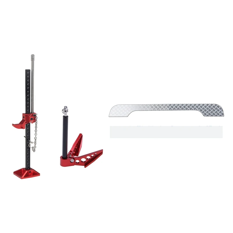 

Верхняя противоскользящая полоса для задних ворот, отражающая полоса для защитника Traxxas TRX4, металлическая подставка для домкрата и складно...