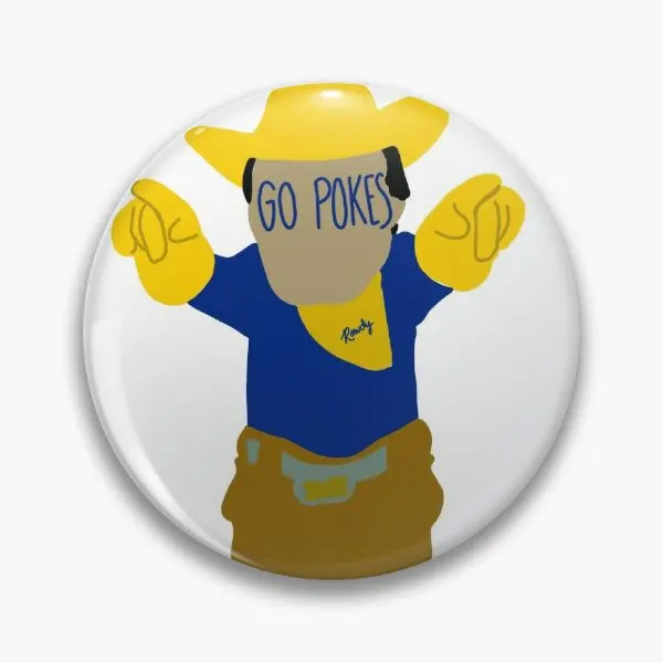 Наклейка Mcneese State Rowdy мягкая булавка на пуговицах модные милые металлические