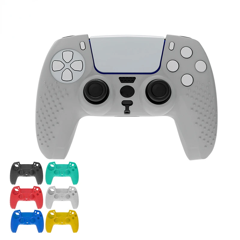 

For PS5 Soft Silicone Gel Rubber Case Cover Caps For Playstation 5 Controller Protection Case For PS5 Accessories