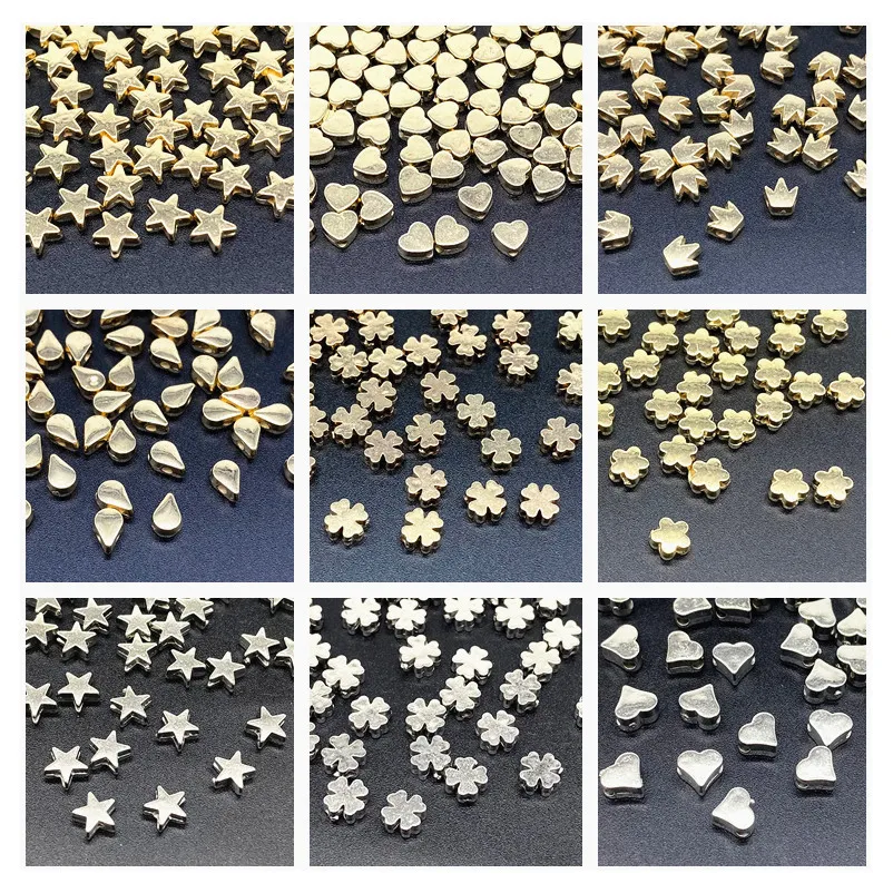 100Pcs/lot about 6mm Star Love Heart Gold Color Silver Color Loose Spacer CCB Acrylic Beads DIY Jewelry Making Findings 100Pcs/lot about 6mm Star Love Heart Gold Color Silver Color Loose Spacer CCB Acrylic Beads DIY Jewelry Making Findings