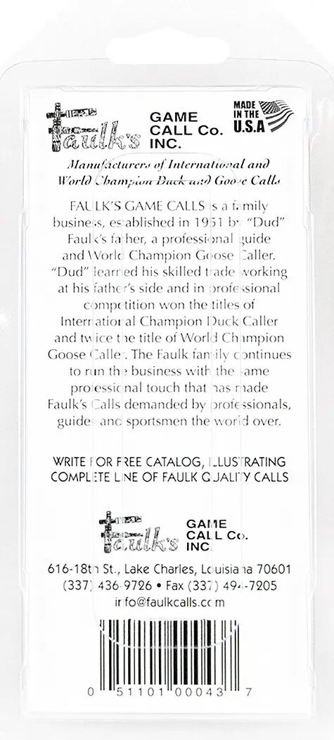 Шнурок &quotFaulk's&quot на четыре манка с фиксатором-пружиной |