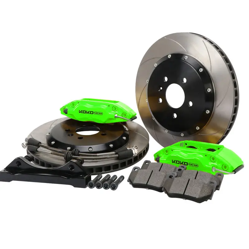 

KOKO RACING Factory Customize 4 Pot Brake Caliper Kits Full Set Auto Parts Ceramics Pads for Audi A3 8p