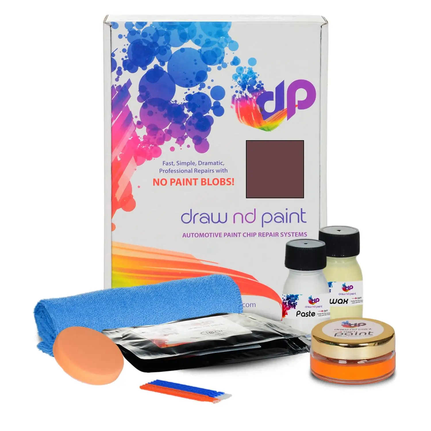

DrawndPaint compatible with Ford America Automotive Touch Up Paint - DESERT VIOLET PEARL - JC - Essential Care