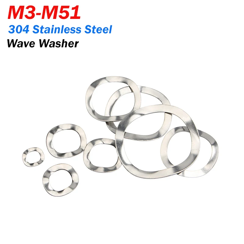 

Трехволновая пружинная шайба из нержавеющей стали M3-M51
