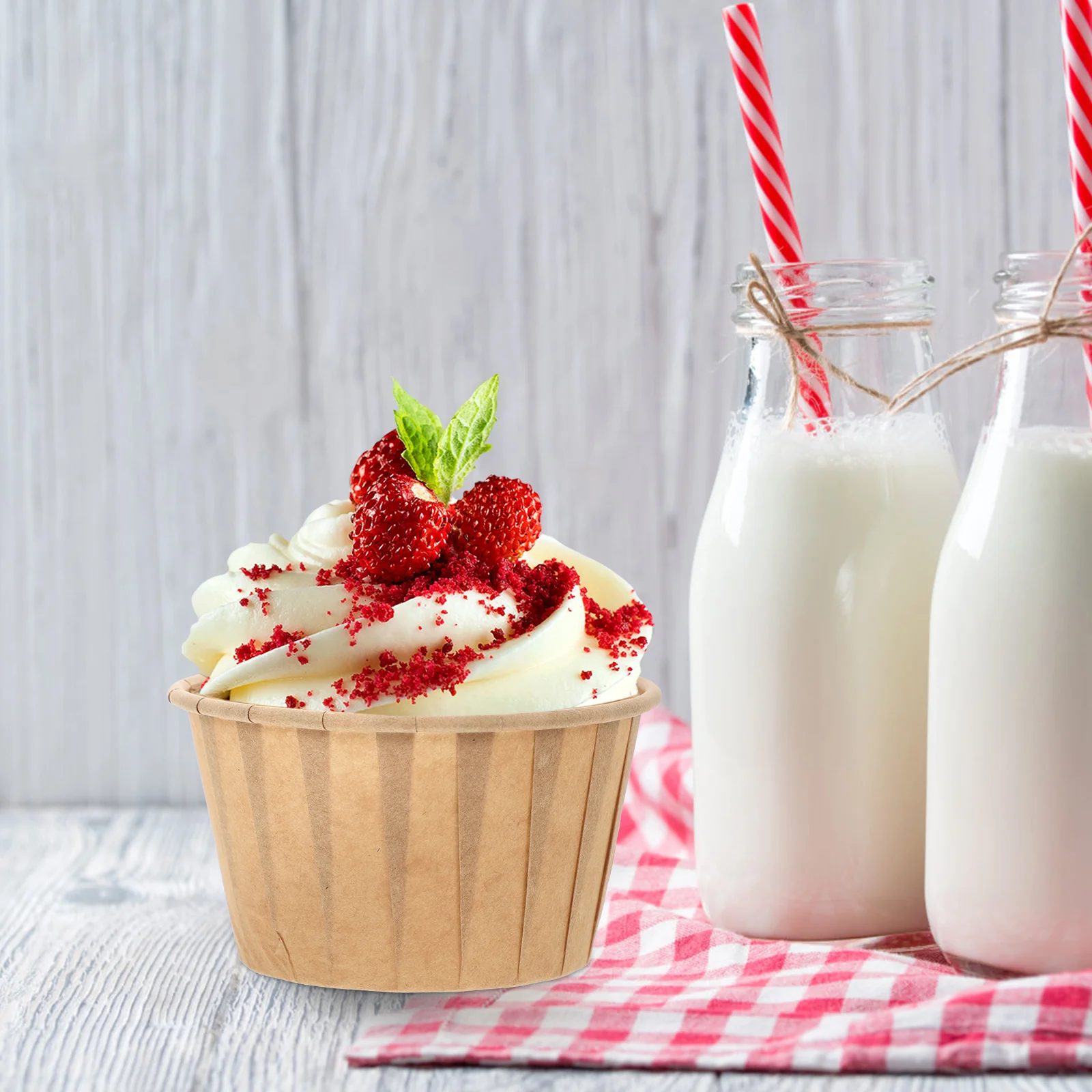 

Cupcake Paper Cups Liners Muffin Baking Cake Dessert Wrappers Cup Liner Disposable Wrapper Holders Mousse Case Cases Party