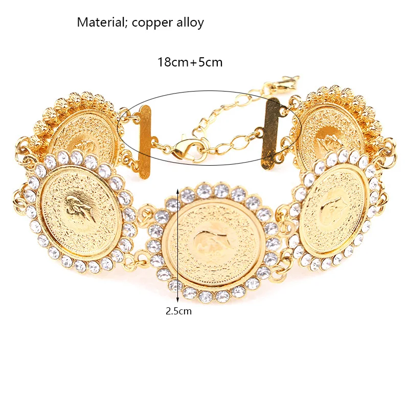 Женский браслет в стиле Курдистана ювелирные изделия Дубай мусульманский