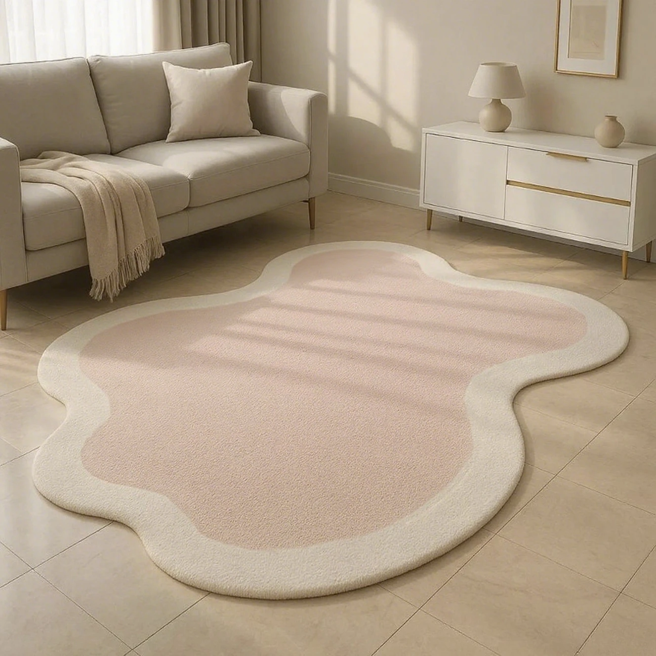 

Необычные формы, декор для спальни, плюшевый ковер, ковры в скандинавском стиле для гостиной, пушистый мягкий напольный коврик для гостиной, толстый моющийся ковер