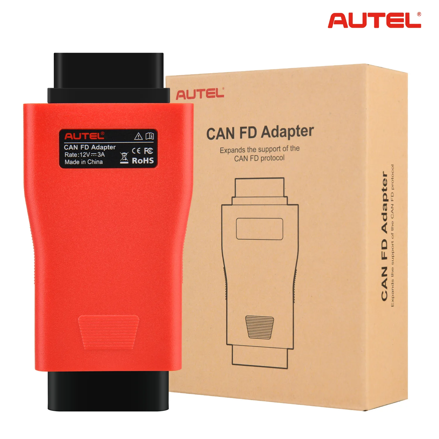 Для автомобильного диагностического адаптера Autel CAN FD поддерживает модели
