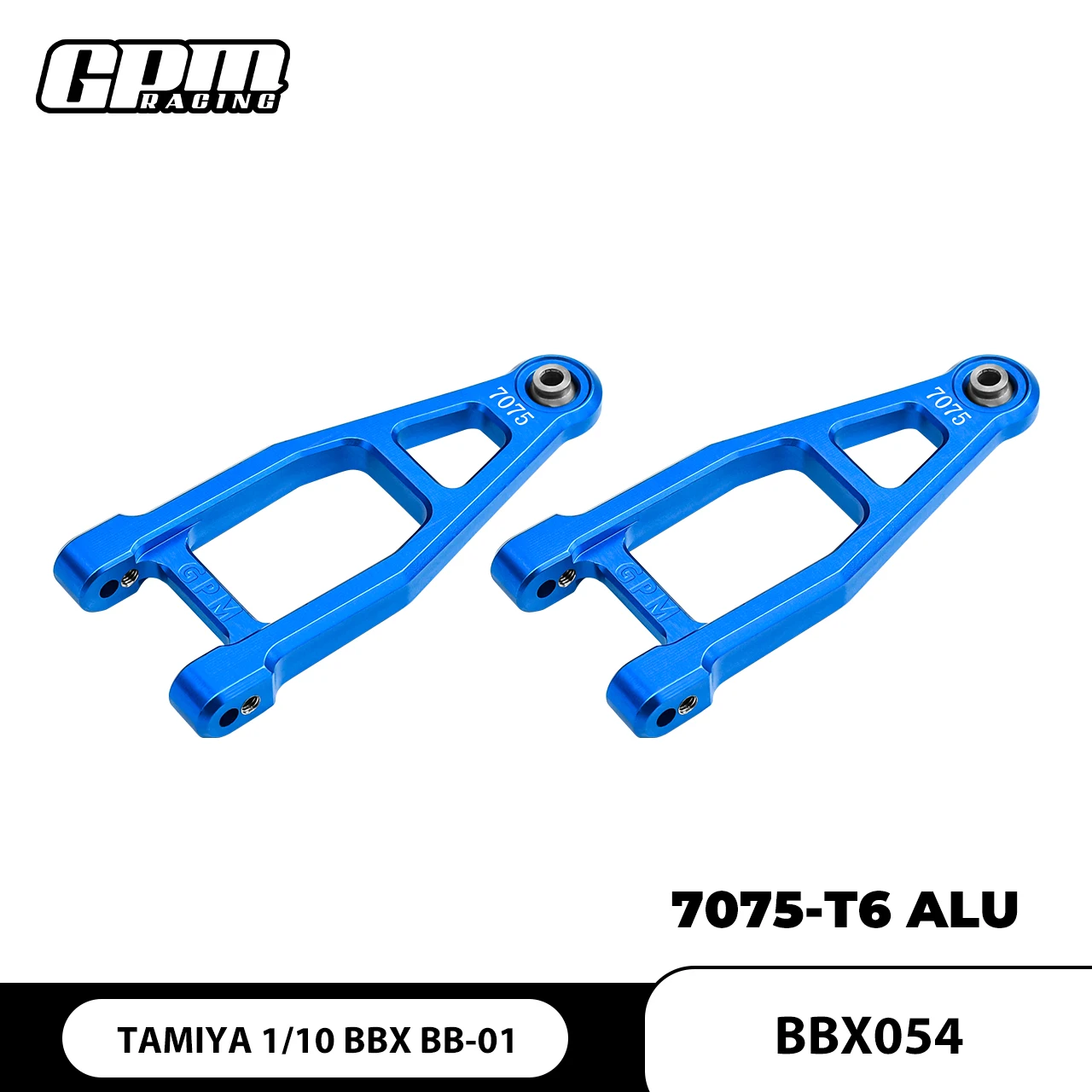 GPM Алюминий 7075 передние верхние рычаги подвески для TAMIYA 1/10 BBX BB-01 58719