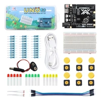 basic uno r3 starter kit for arduino project learning programming school training electronics atmega328p kits with type c cable