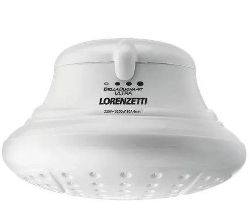 

Chuveiro Ducha 127V Lorenzetti Bella 4T Ultra Branco