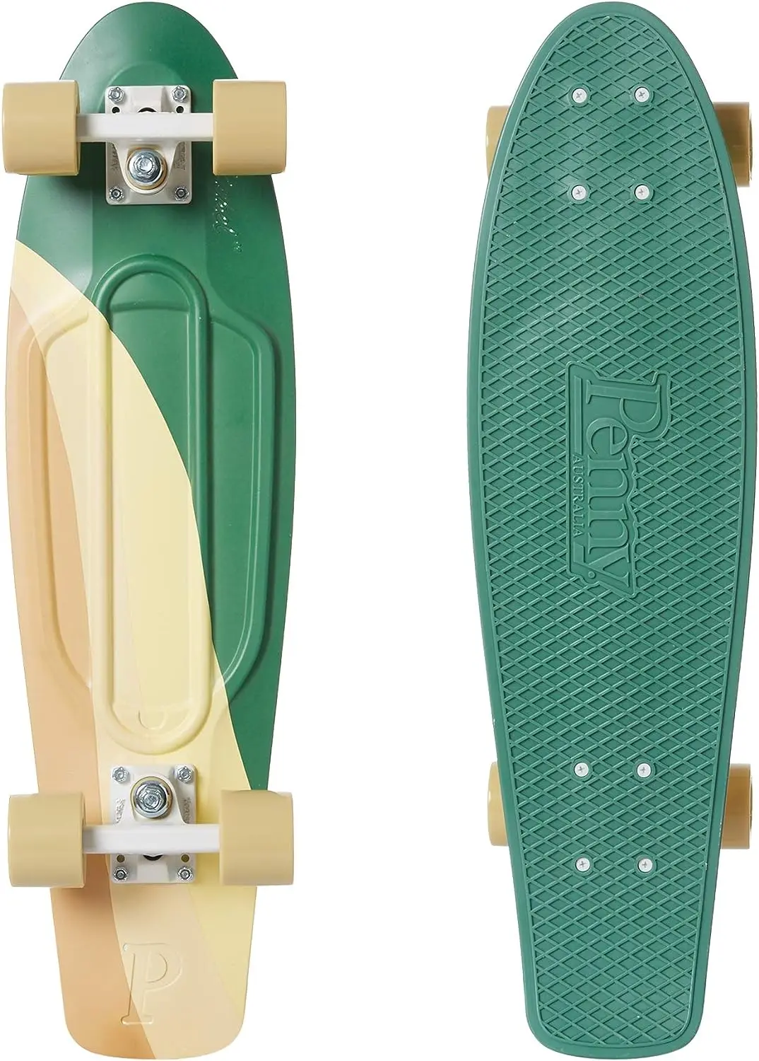 

27 Inch Swirl Penny Board, The Original Plastic Skateboard