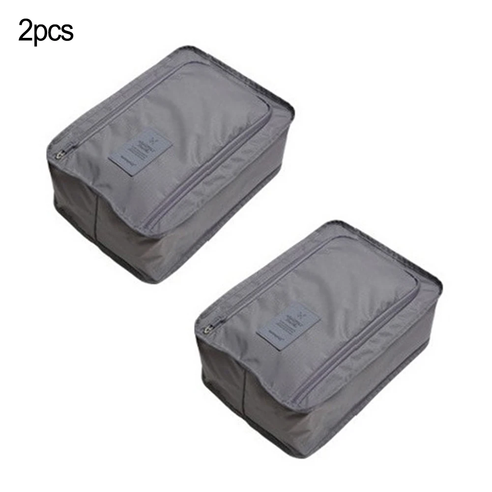 

2 Pcs Travel Bag Clothes Storage Bag Portable Waterproof Tote Pouch Zip Packing Organizer For Household Organizer Trip Bags