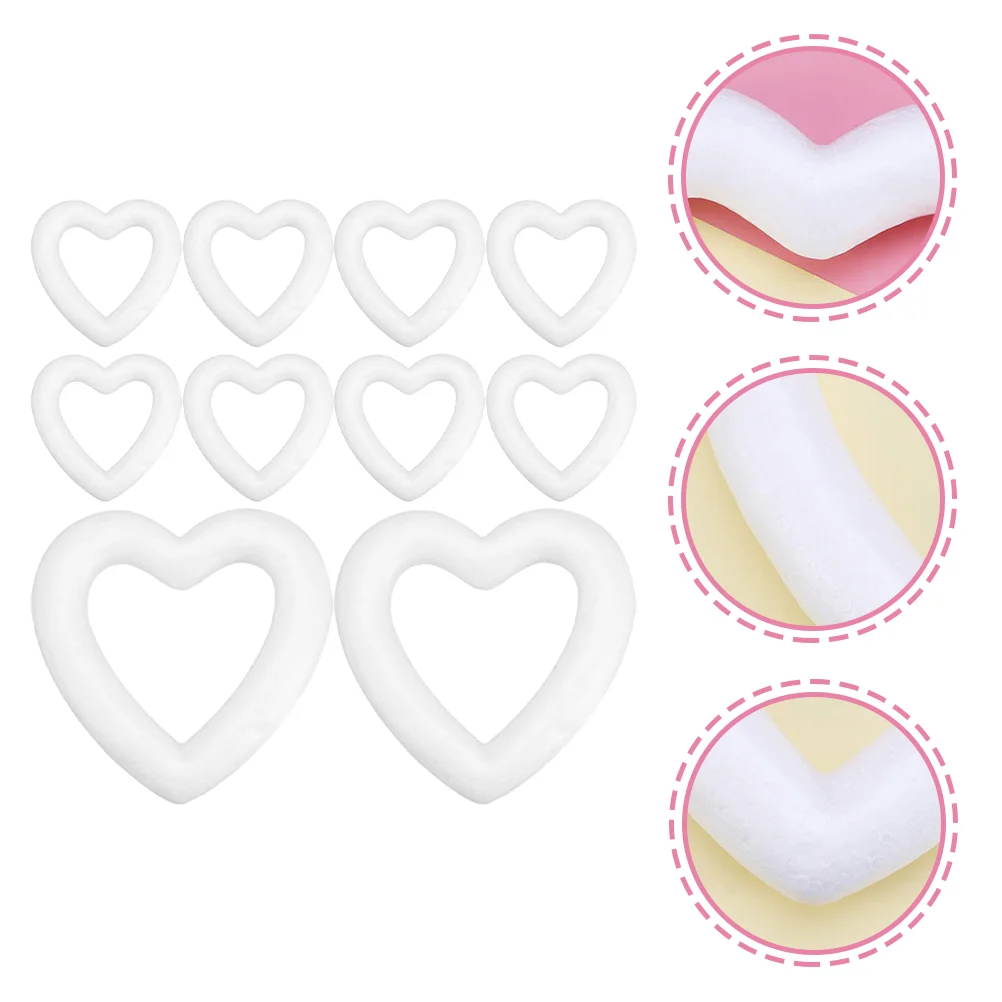 

10Pcs Wedding Wreath Form Heart Wreath Form Valentine Wreath Form