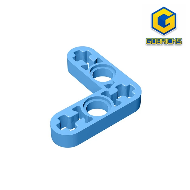 

Gobricks GDS-692 Technical, Liftarm, Modified Bent Thin L-Shape 3 x 3 compatible with lego 32056 pieces of children's DIY