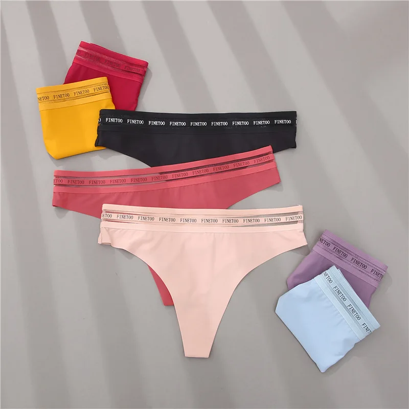 

T-Back Letter Belt Seamless Sticky Girls' Pants Triangle Sexy Seamless Underwear
