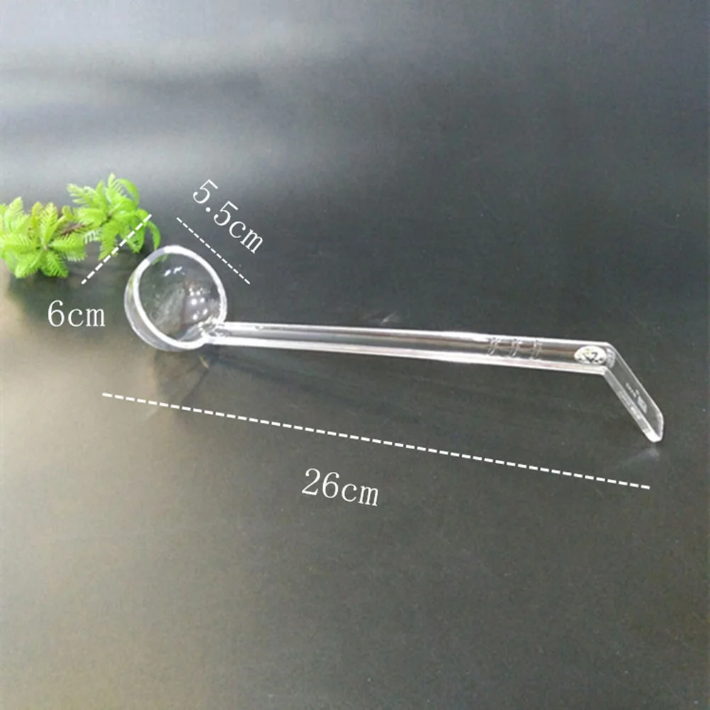 3 шт. пластиковый дырокол сервировочный половник прозрачный жесткий акриловый