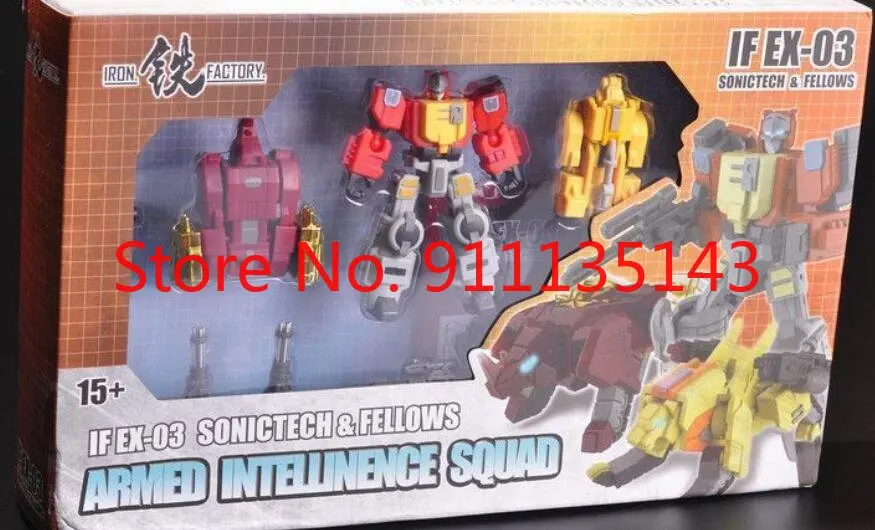 

IronFactory EX-03 EX03 Blaster G1 Transformation Collectible Action Figure Robot Deformed Toy In Stock Small scale
